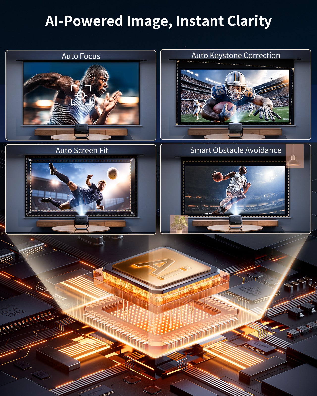 PUTRIMS Mini Smart Projector S36 – My Store