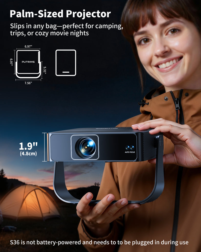 PUTRIMS Mini Smart Projector S36 – My Store