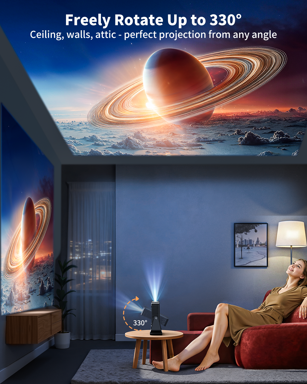 PUTRIMS Mini Smart Projector S36 – My Store